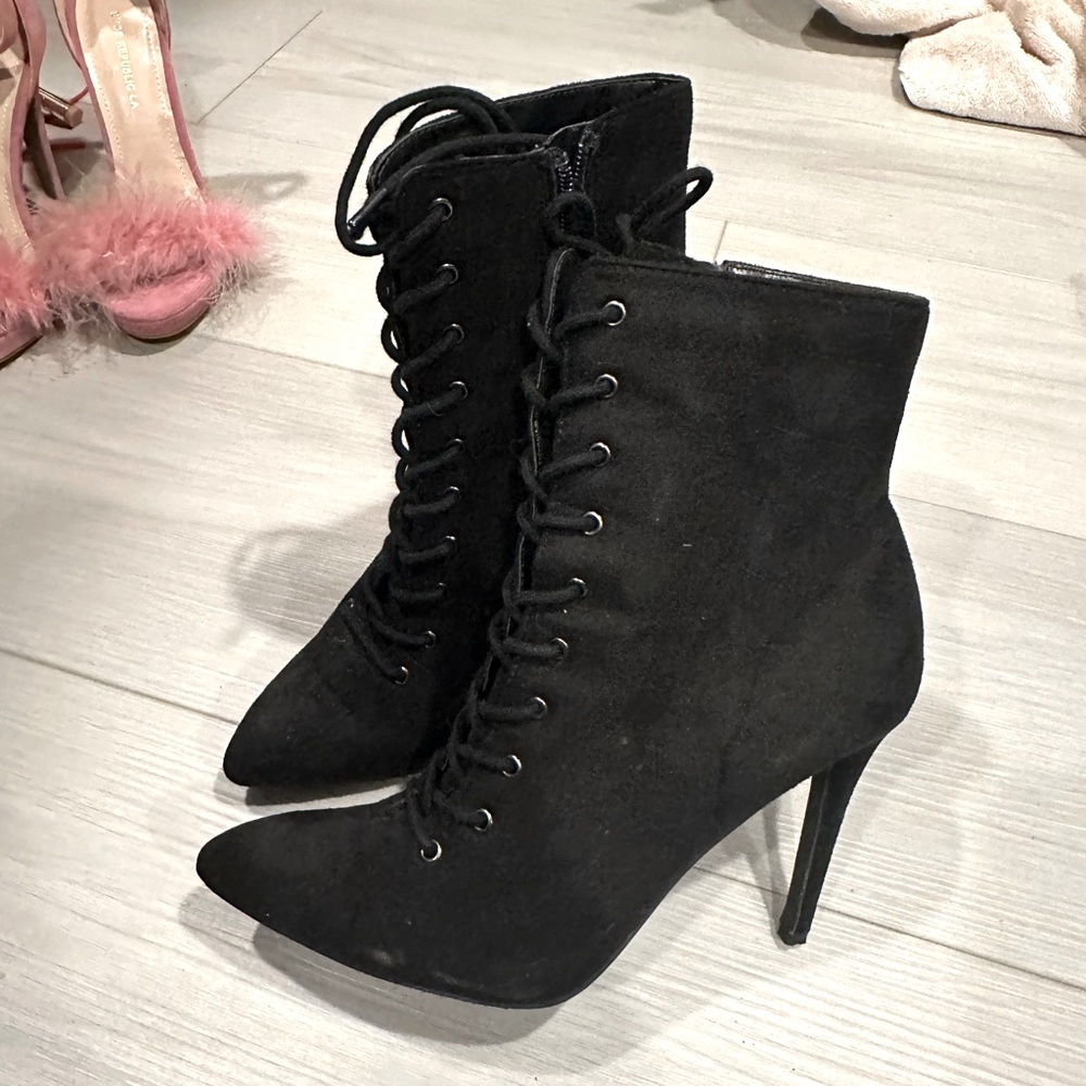 Black booties